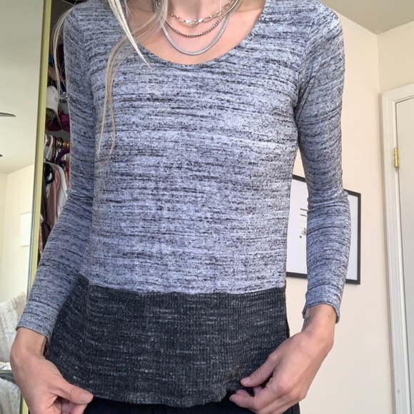 dolan Tops - Dolan Left Coast Anthro Space Dye Long Sleeve Top